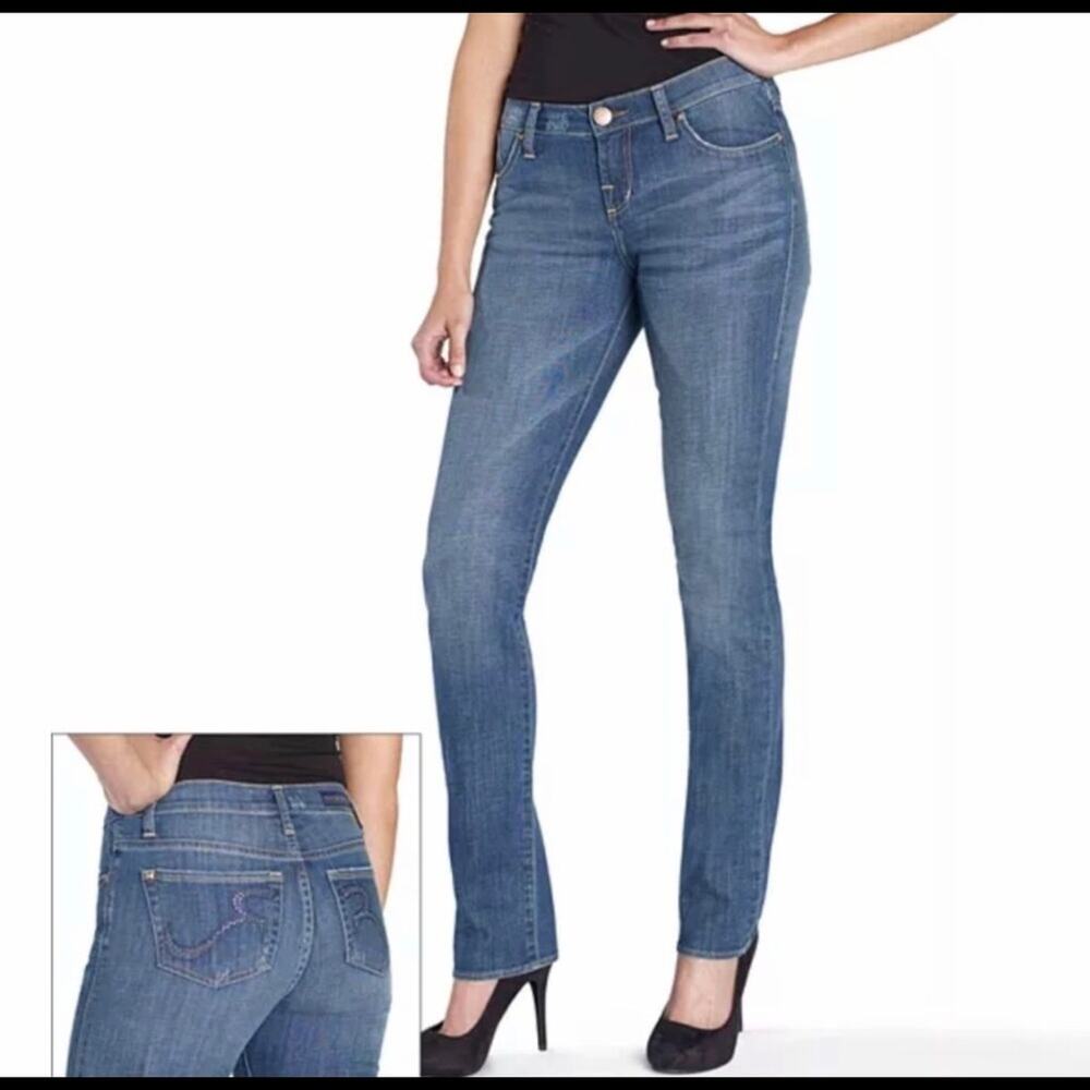 Rock & Republic Sadie Straight-Leg Denim Jeans Size 8